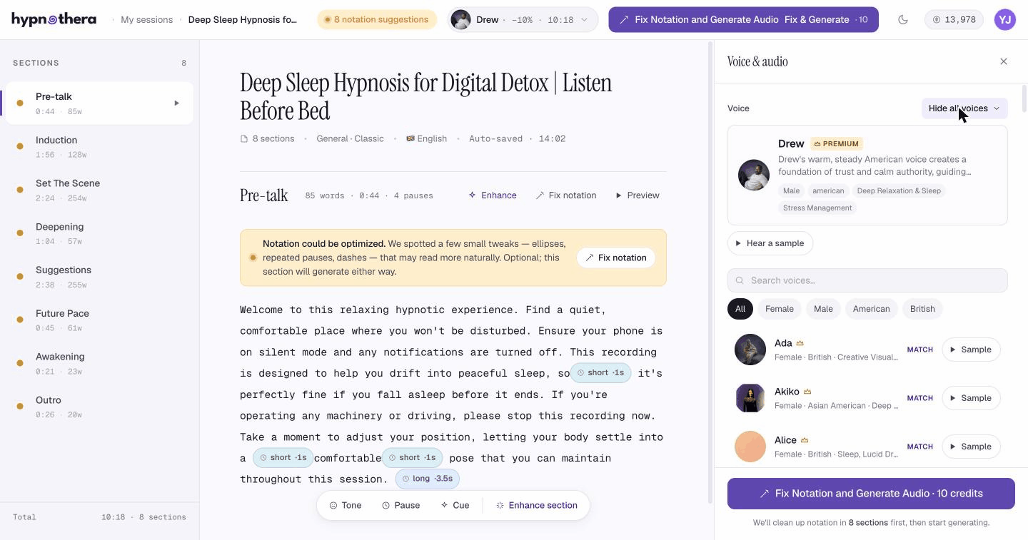 How to Generate Audio from Your Script